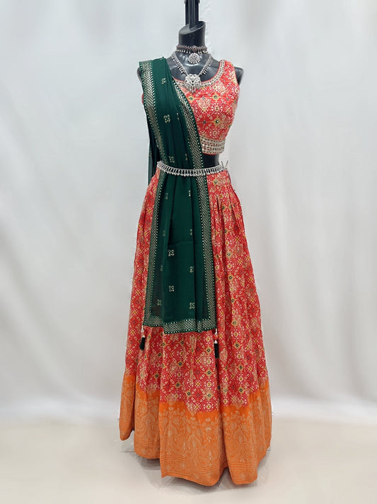 Red Patola Print Lehenga Perfect For Festive Season