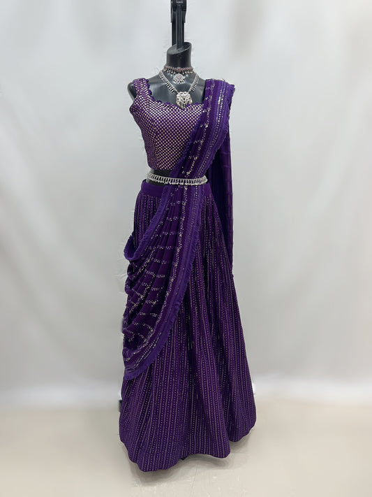 Purple Lehenga